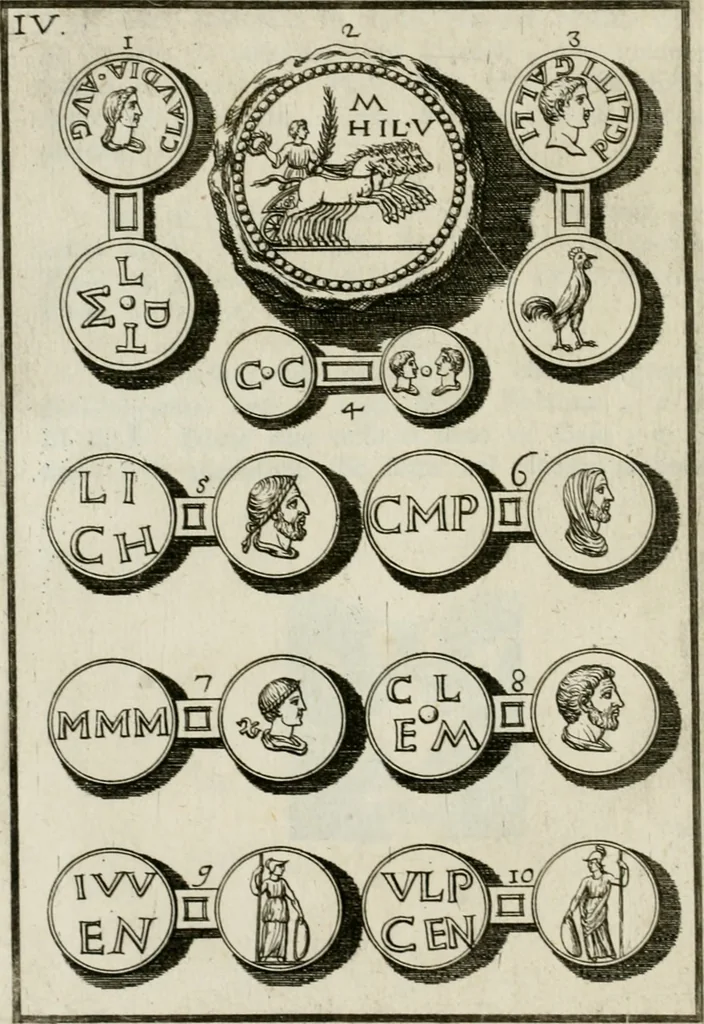 An illustration from I piombi antichi, 1740, leaf 173