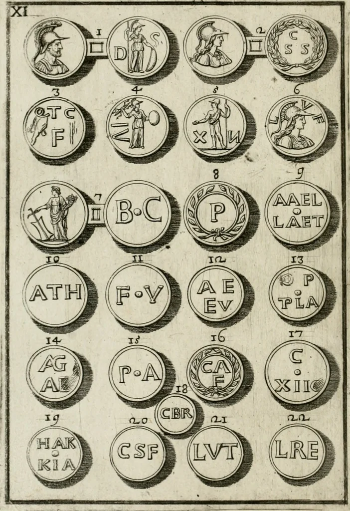 An illustration from I piombi antichi, 1740, leaf 201