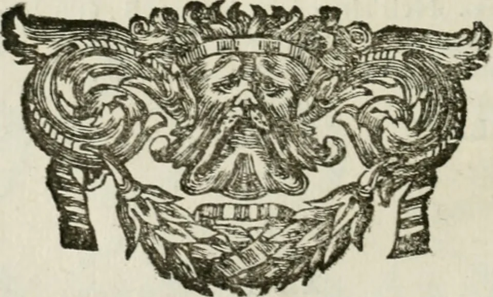 An illustration from I piombi antichi, 1740, leaf 203
