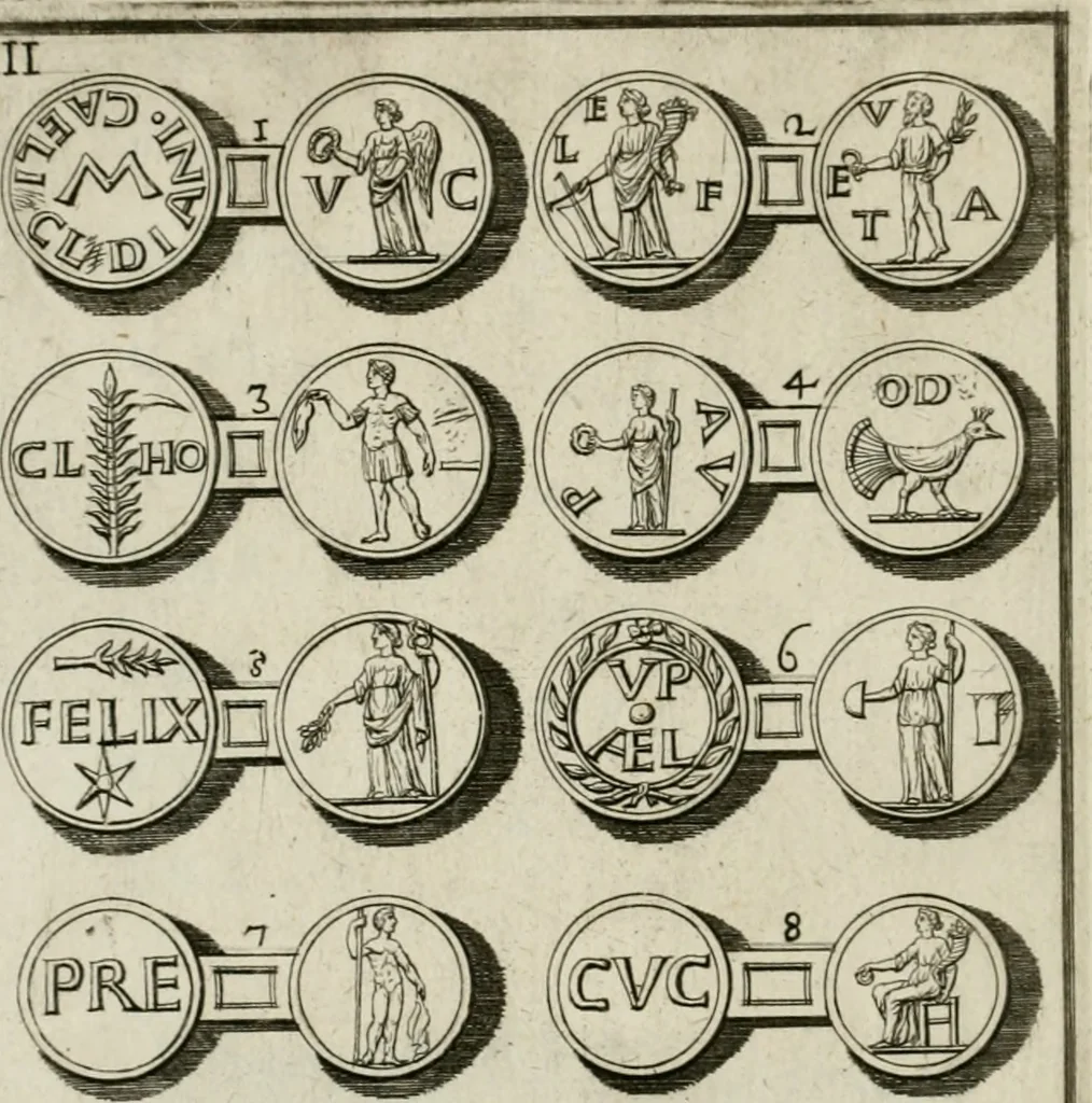 An illustration from I piombi antichi, 1740, leaf 205