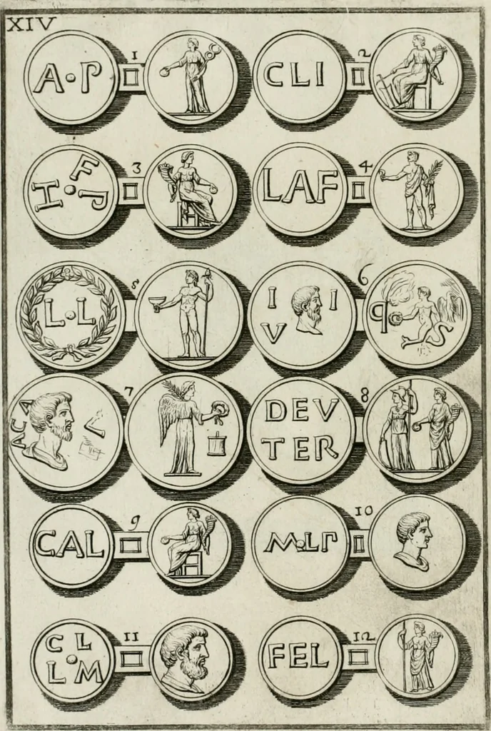 An illustration from I piombi antichi, 1740, leaf 213