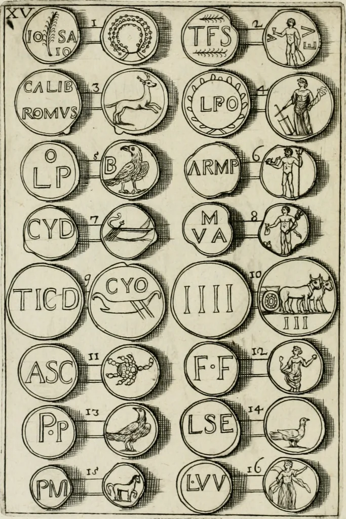 An illustration from I piombi antichi, 1740, leaf 217