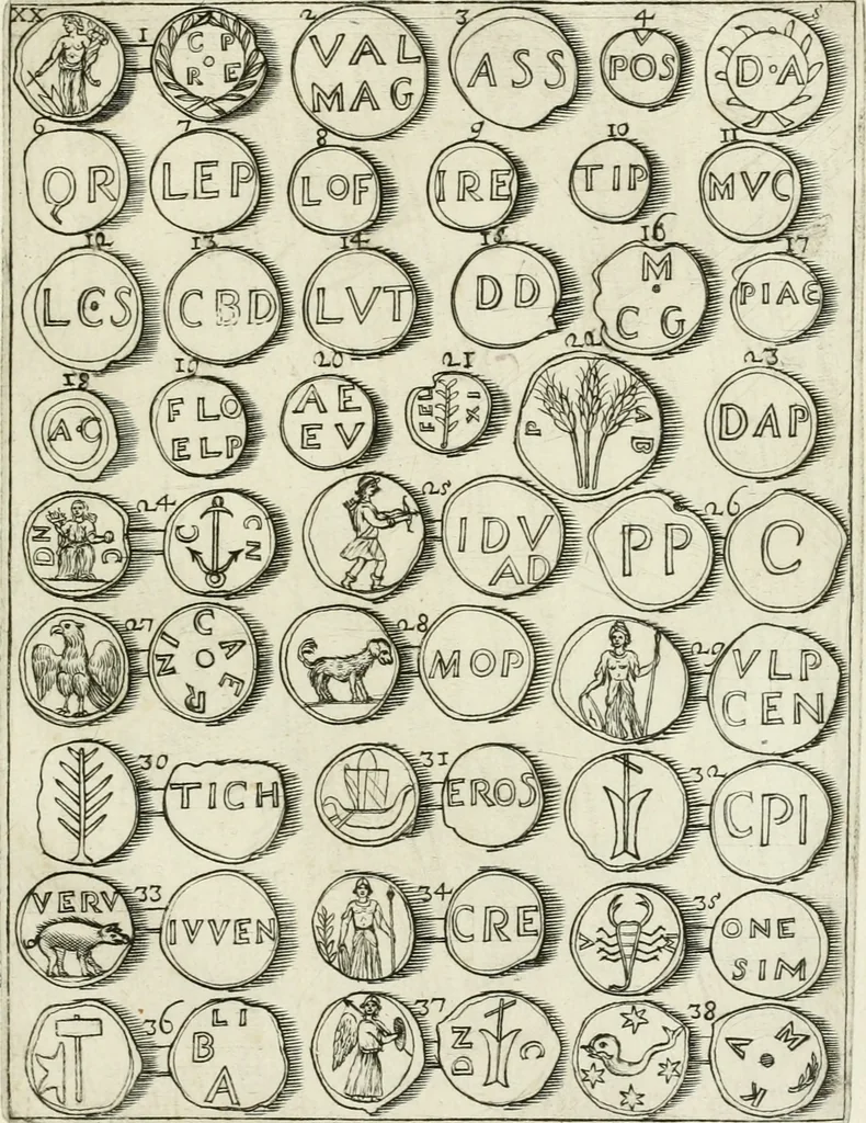 An illustration from I piombi antichi, 1740, leaf 240