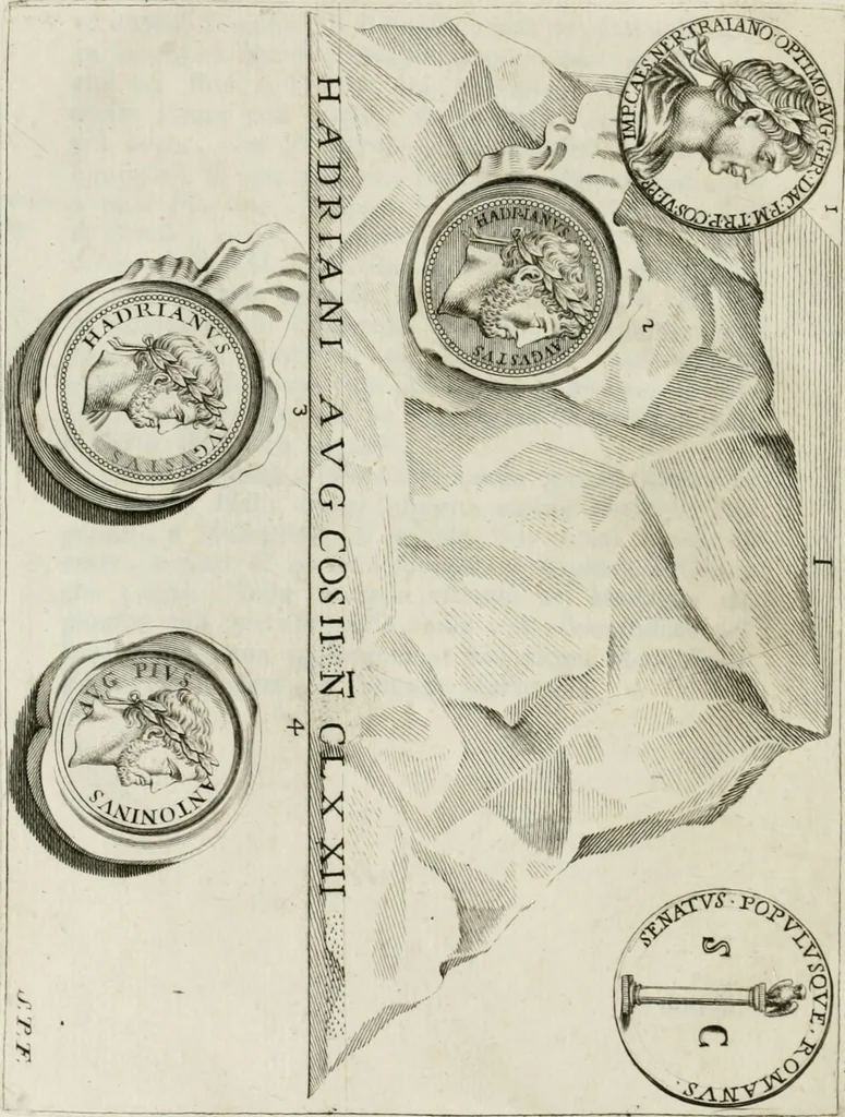 An illustration from I piombi antichi, 1740, leaf 25
