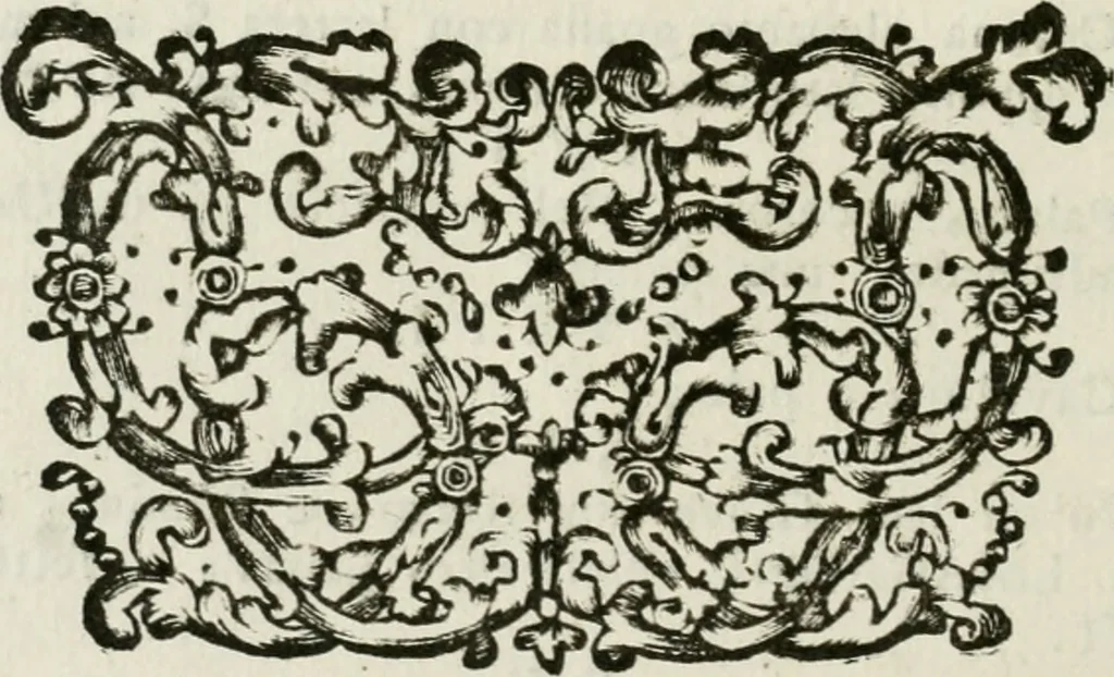 An illustration from I piombi antichi, 1740, leaf 263