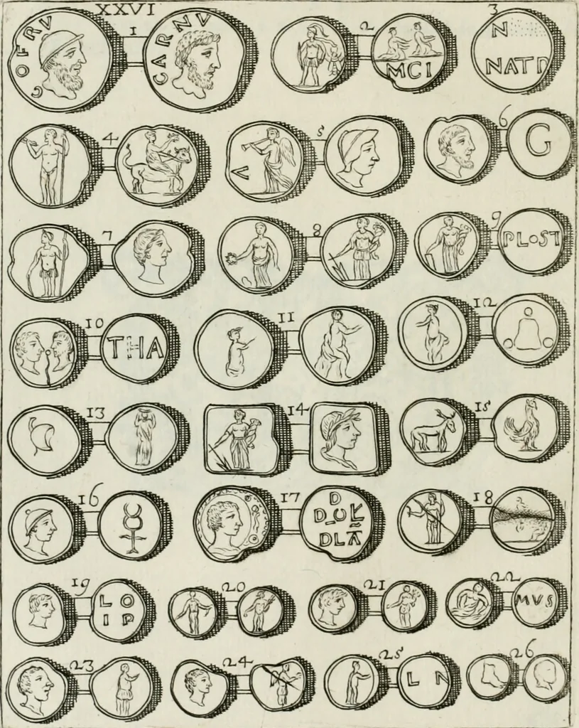 An illustration from I piombi antichi, 1740, leaf 265