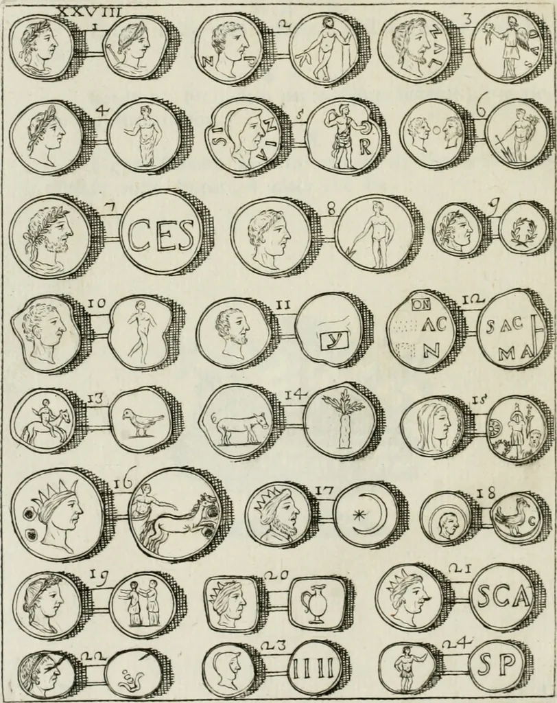 An illustration from I piombi antichi, 1740, leaf 275
