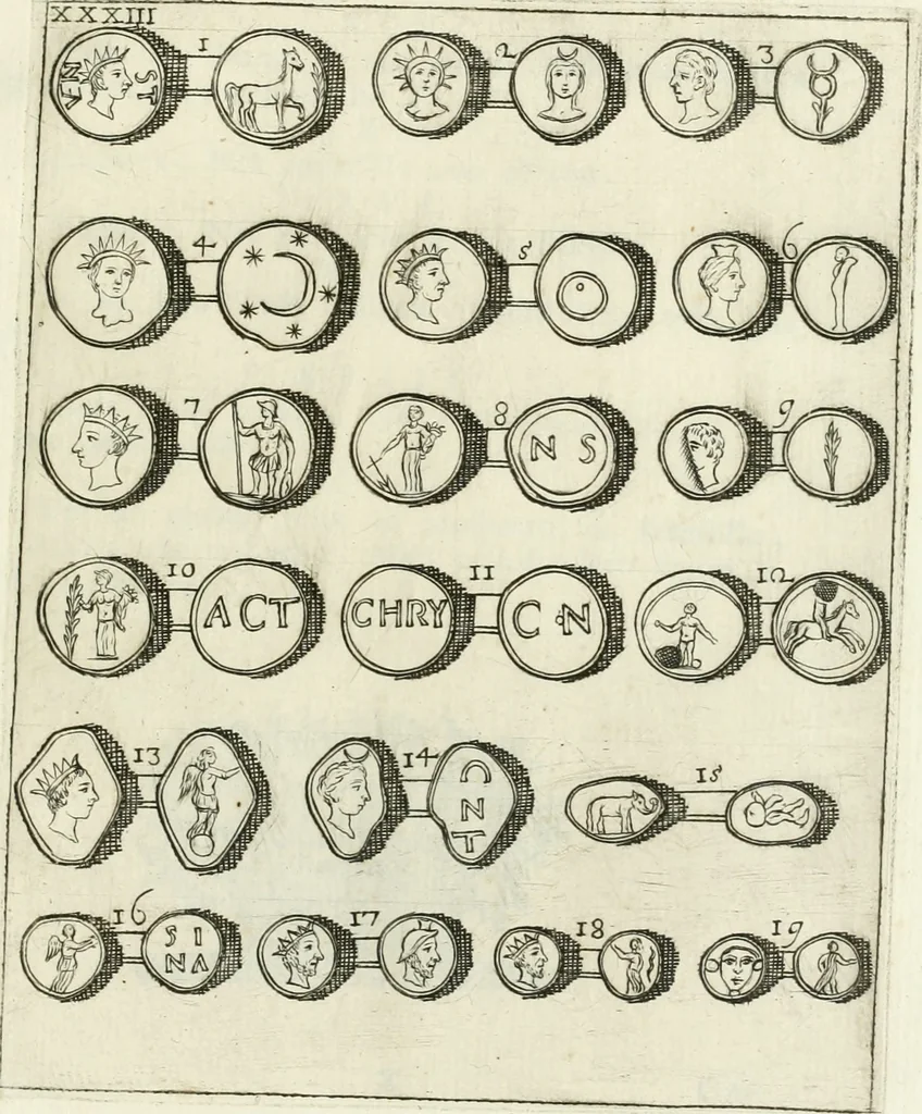 An illustration from I piombi antichi, 1740, leaf 298