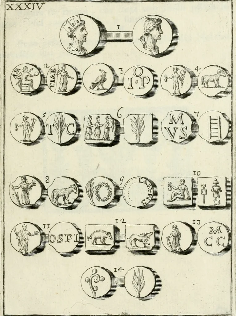 An illustration from I piombi antichi, 1740, leaf 302