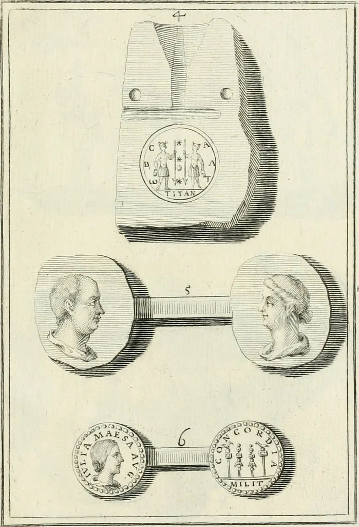 An illustration from I piombi antichi, 1740, leaf 314