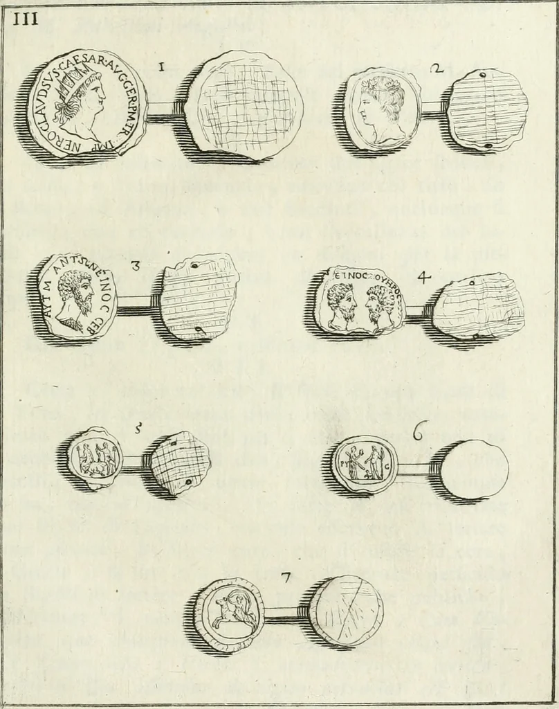 An illustration from I piombi antichi, 1740, leaf 40
