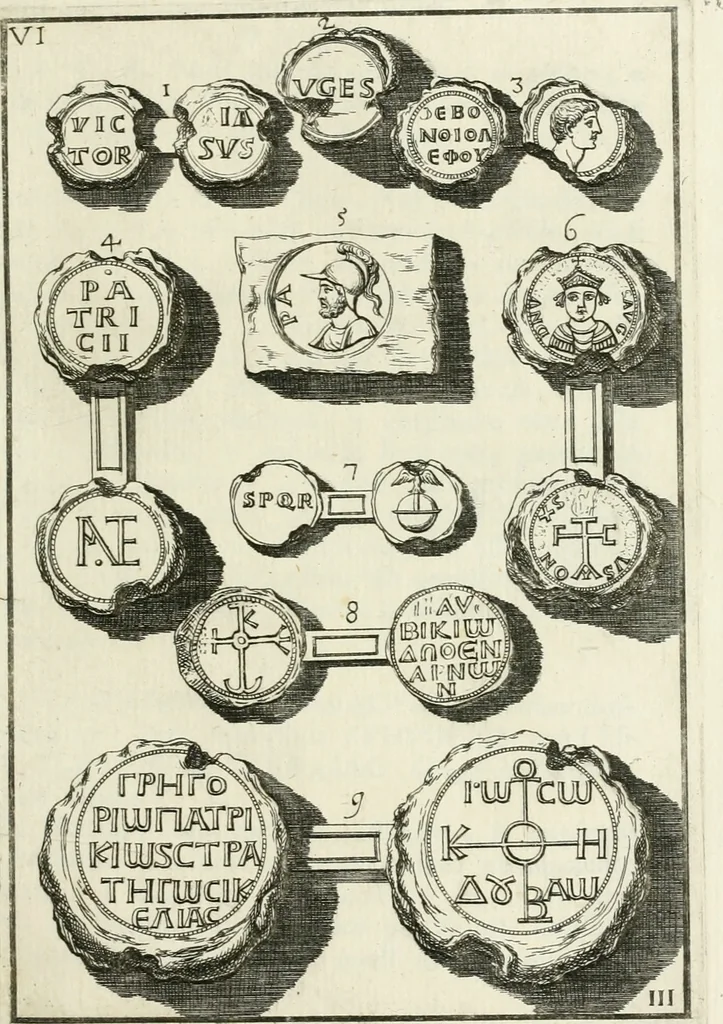 An illustration from I piombi antichi, 1740, leaf 54