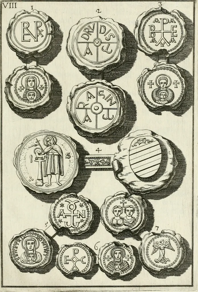 An illustration from I piombi antichi, 1740, leaf 64