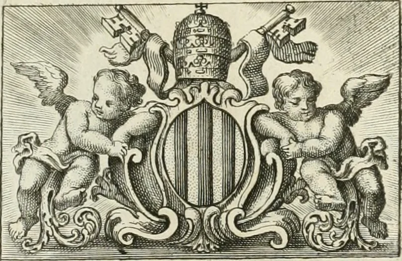 An illustration from I piombi antichi, 1740, leaf 8