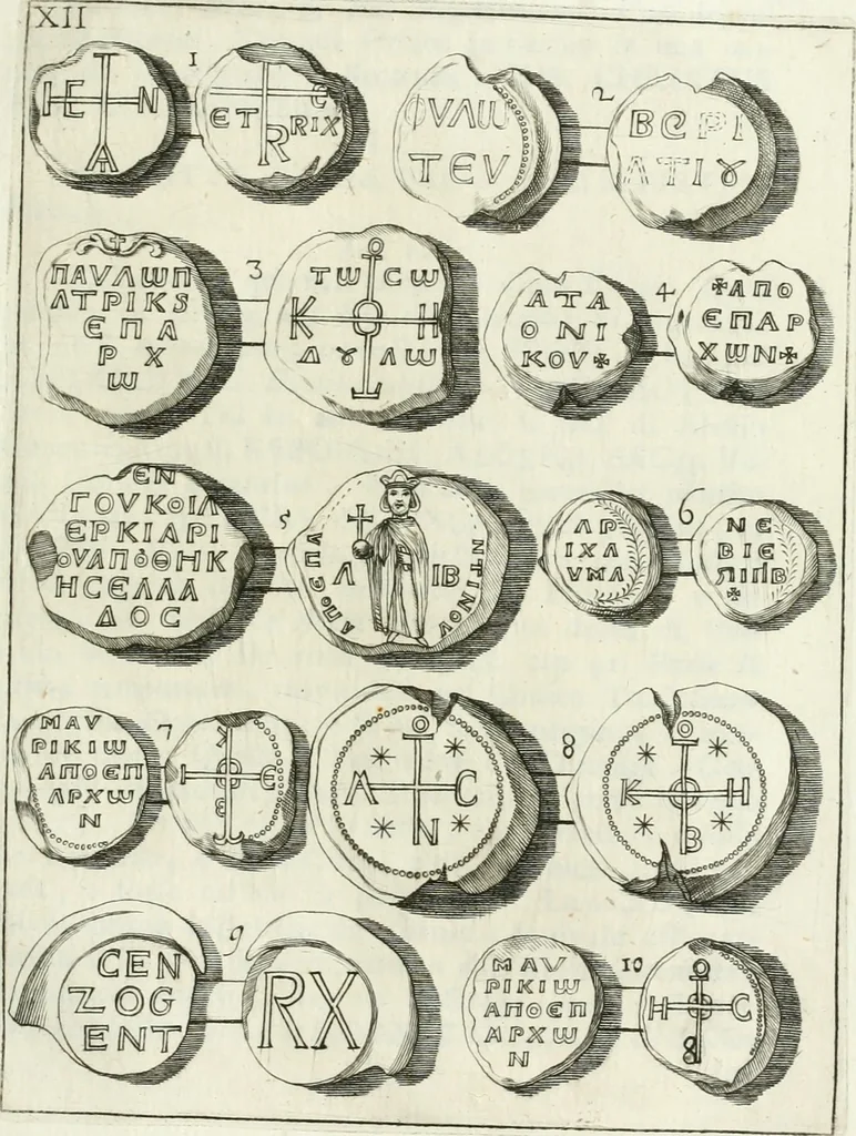 An illustration from I piombi antichi, 1740, leaf 82