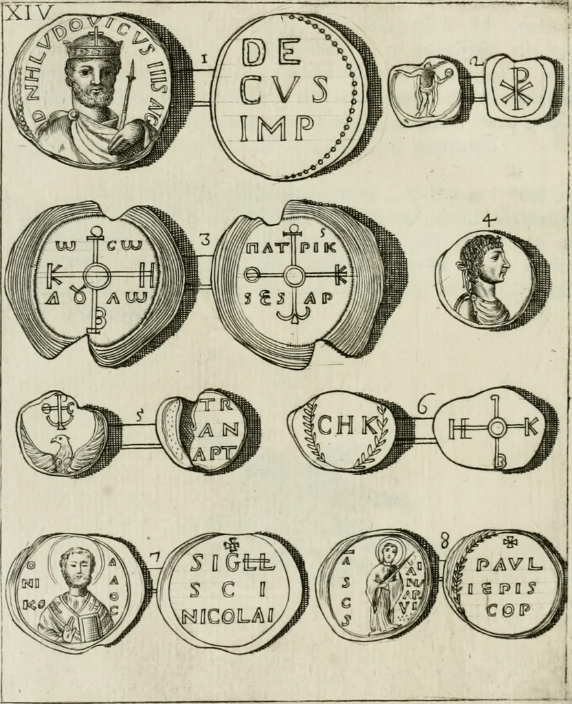An illustration from I piombi antichi, 1740, leaf 93