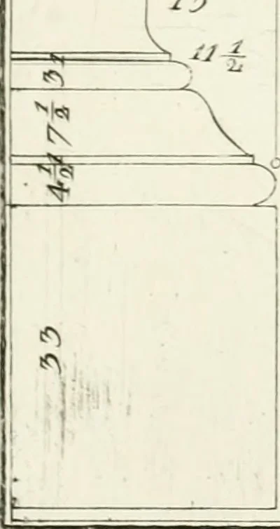 An illustration from I quattro libri dell'architettura di Andrea Palladio : ne quali dopo un breve trattato de' cinque ordini, e di quelli avvertimenti, che sono più necessarj nel fabbricare : si tratta delle case private, delle vie, dei ponti, delle piazze, dei xisti, e dei tempj, 1790, leaf 68