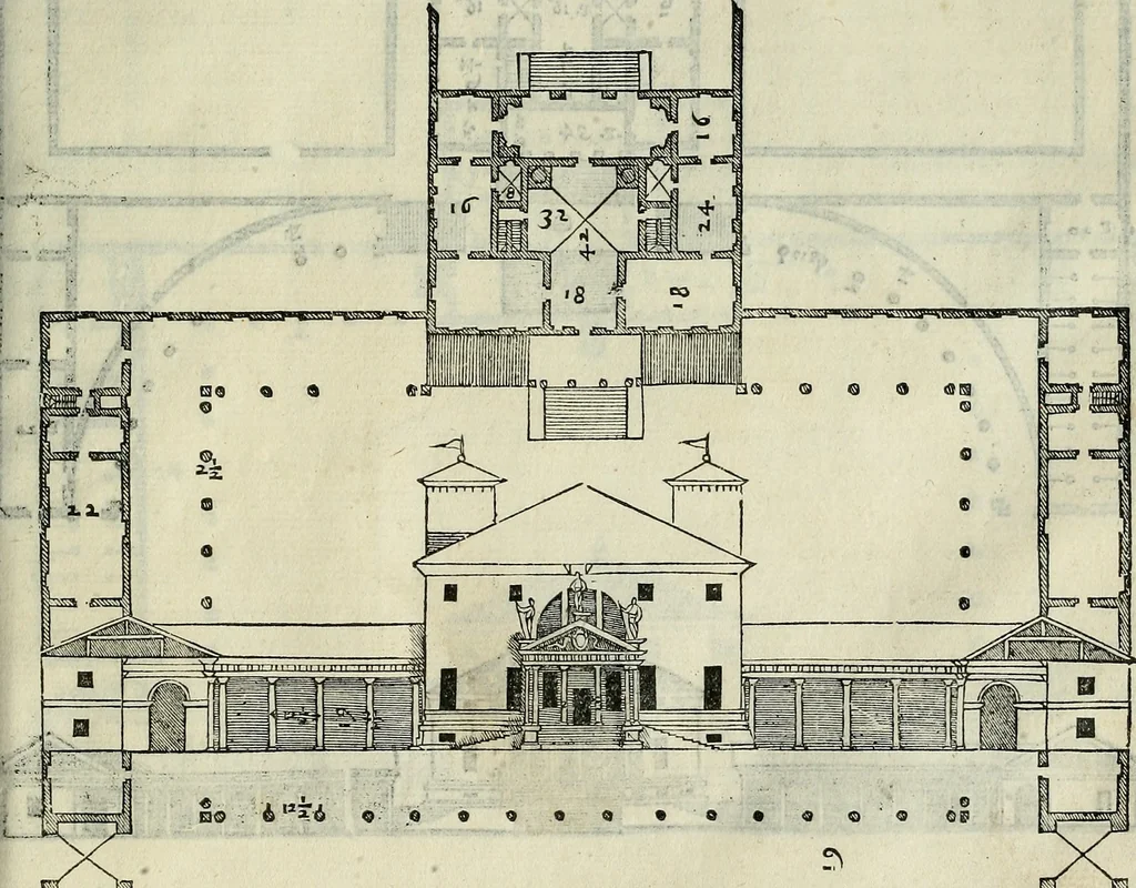 An illustration from I quattro libri dell'architettura di Andrea Palladio., 1581, leaf 112