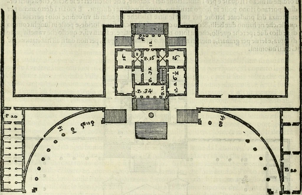 An illustration from I quattro libri dell'architettura di Andrea Palladio., 1581, leaf 113
