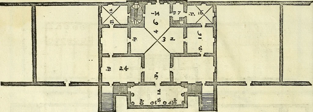An illustration from I quattro libri dell'architettura di Andrea Palladio., 1581, leaf 115