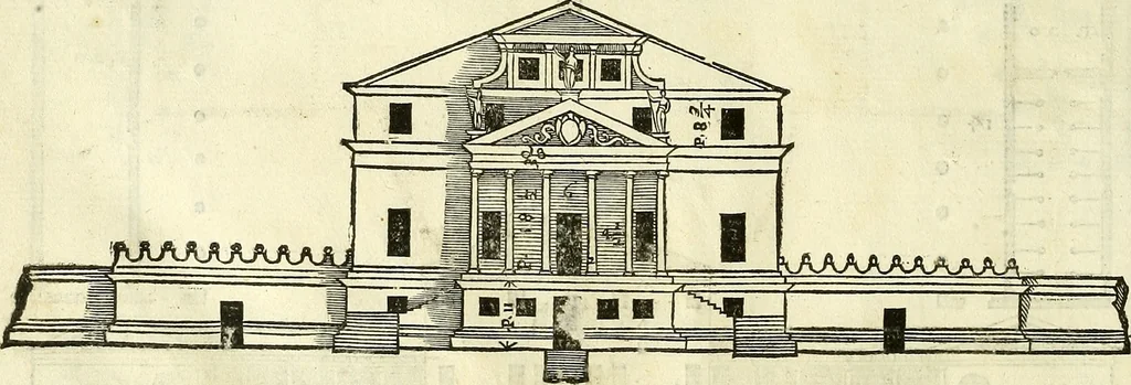 An illustration from I quattro libri dell'architettura di Andrea Palladio., 1581, leaf 115