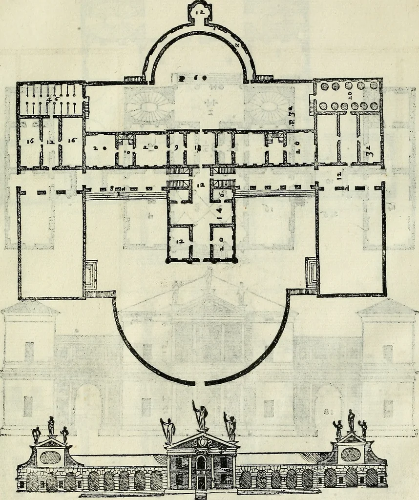 An illustration from I quattro libri dell'architettura di Andrea Palladio., 1581, leaf 116