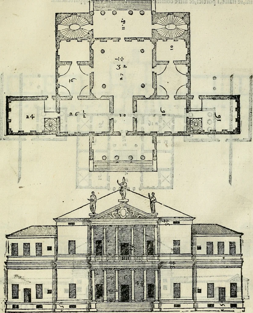 An illustration from I quattro libri dell'architettura di Andrea Palladio., 1581, leaf 118