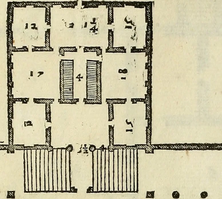 An illustration from I quattro libri dell'architettura di Andrea Palladio., 1581, leaf 122