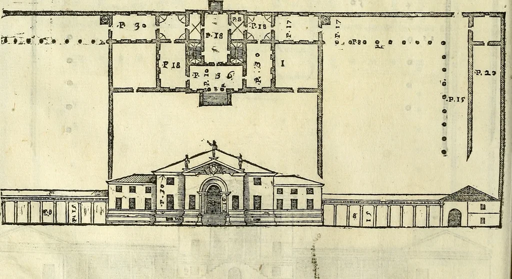 An illustration from I quattro libri dell'architettura di Andrea Palladio., 1581, leaf 123