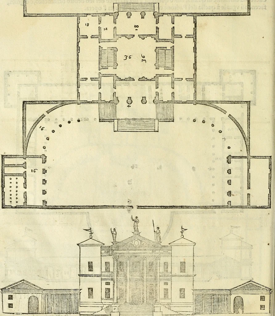 An illustration from I quattro libri dell'architettura di Andrea Palladio., 1581, leaf 127