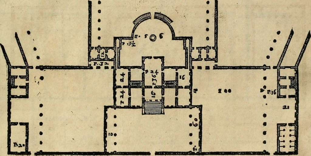 An illustration from I quattro libri dell'architettura di Andrea Palladio., 1581, leaf 130