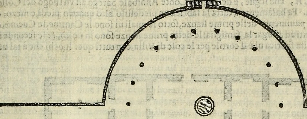 An illustration from I quattro libri dell'architettura di Andrea Palladio., 1581, leaf 132