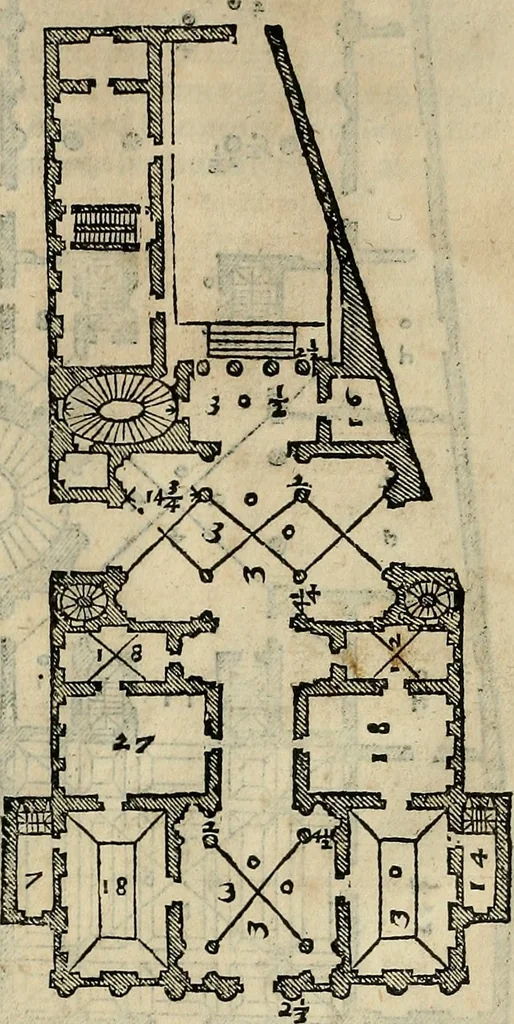An illustration from I quattro libri dell'architettura di Andrea Palladio., 1581, leaf 136