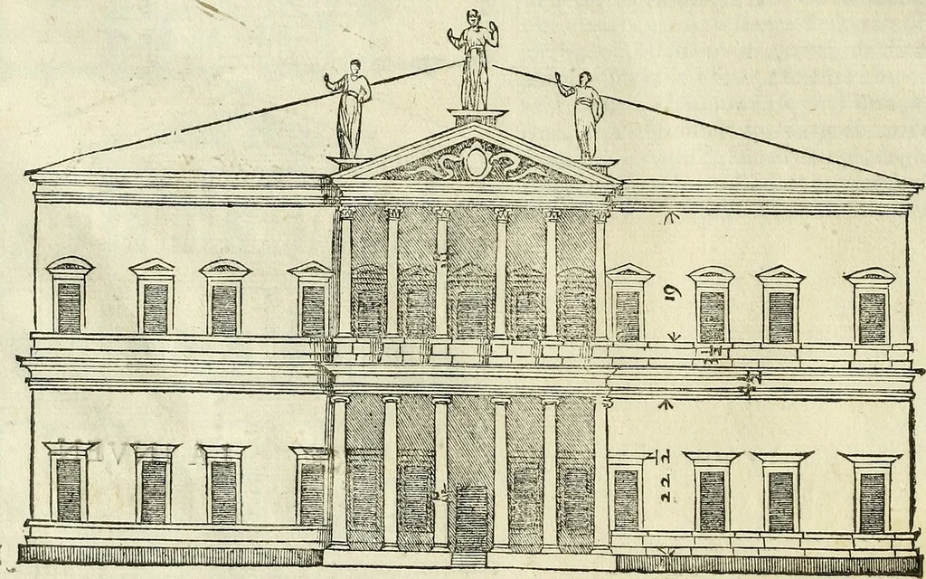 An illustration from I quattro libri dell'architettura di Andrea Palladio., 1581, leaf 139