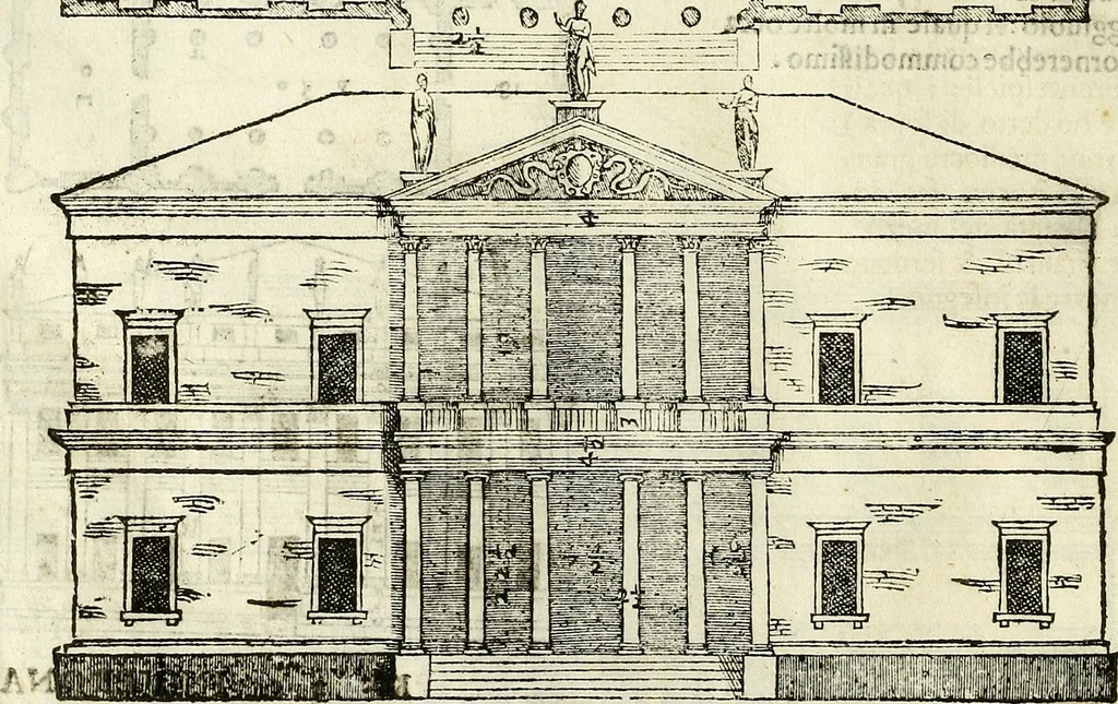 An illustration from I quattro libri dell'architettura di Andrea Palladio., 1581, leaf 141