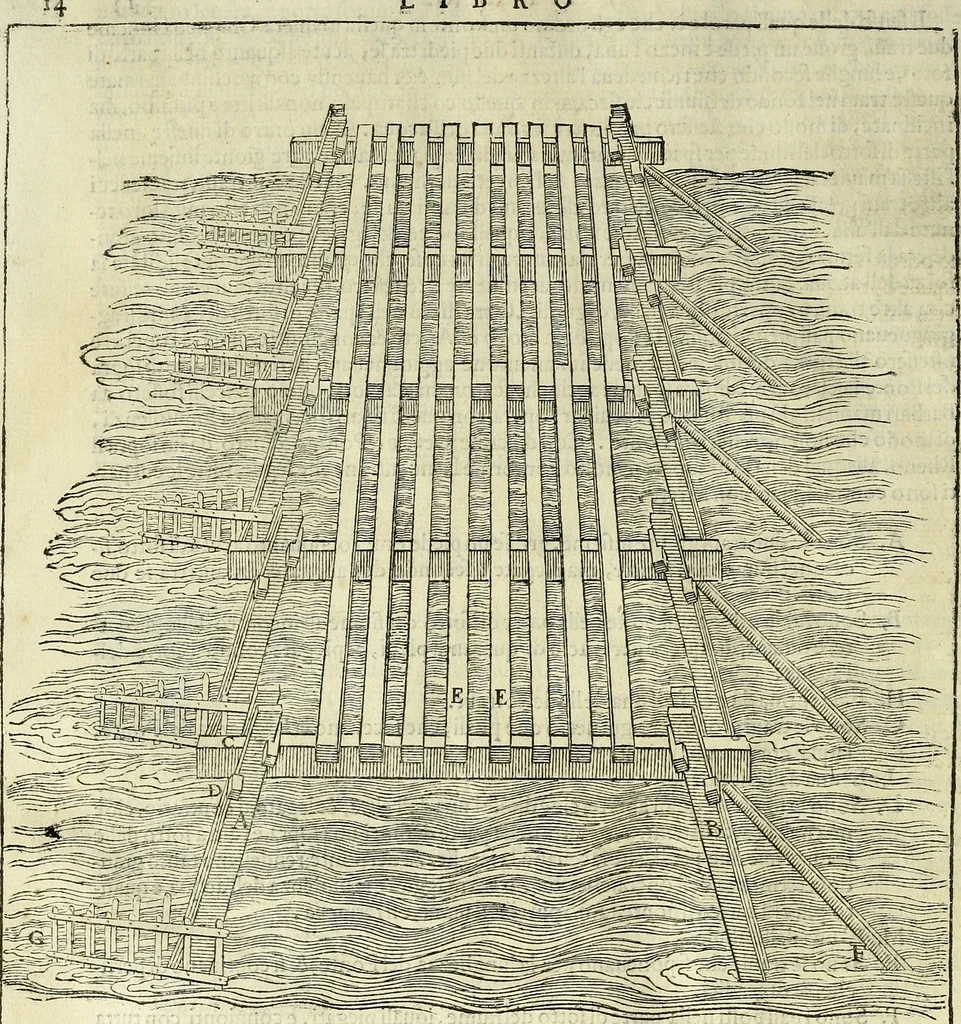 An illustration from I quattro libri dell'architettura di Andrea Palladio., 1581, leaf 159