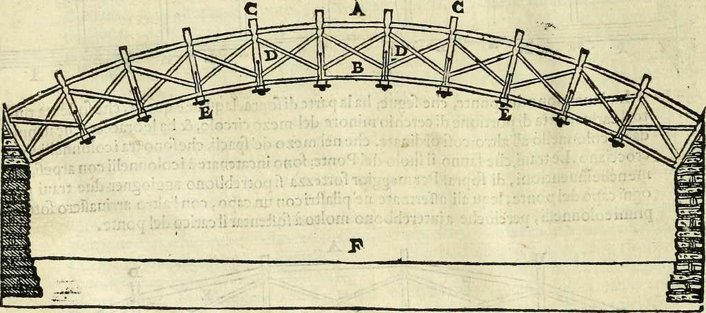 An illustration from I quattro libri dell'architettura di Andrea Palladio., 1581, leaf 163