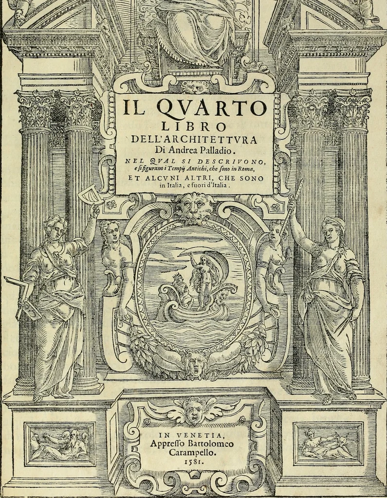 An illustration from I quattro libri dell'architettura di Andrea Palladio., 1581, leaf 194