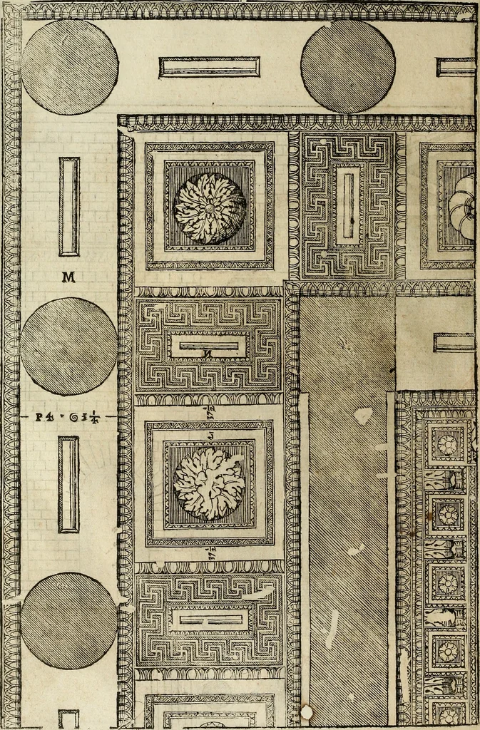 An illustration from I quattro libri dell'architettura di Andrea Palladio., 1581, leaf 213