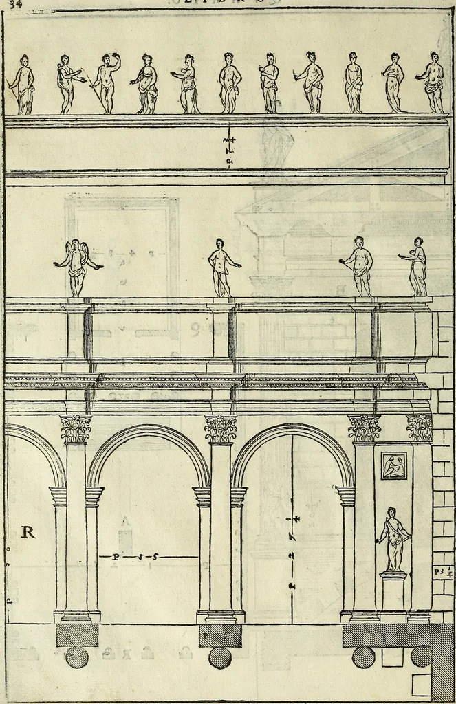 An illustration from I quattro libri dell'architettura di Andrea Palladio., 1581, leaf 227