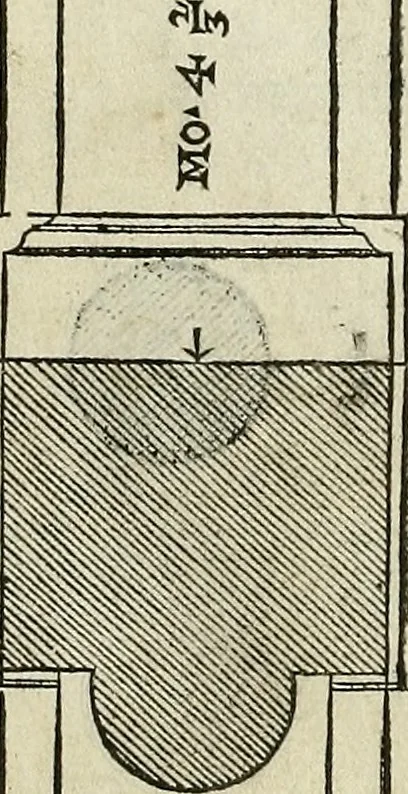 An illustration from I quattro libri dell'architettura di Andrea Palladio., 1581, leaf 23