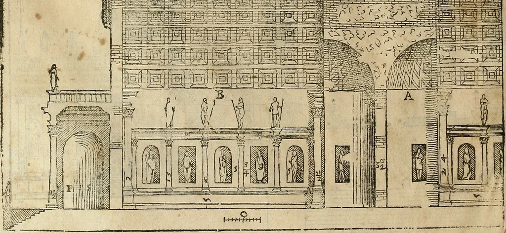 An illustration from I quattro libri dell'architettura di Andrea Palladio., 1581, leaf 231
