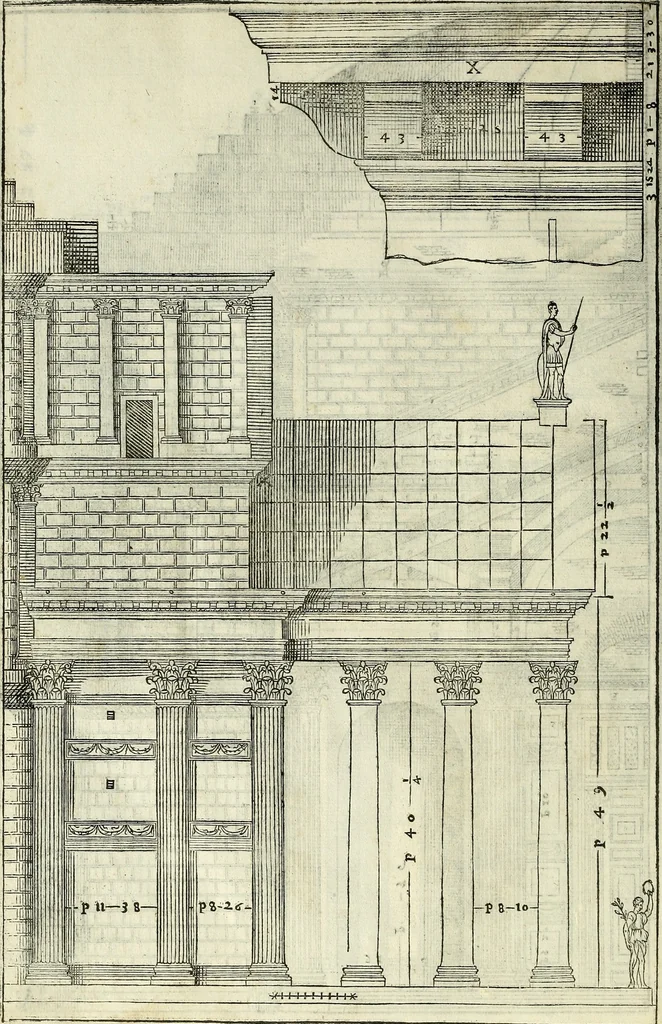 An illustration from I quattro libri dell'architettura di Andrea Palladio., 1581, leaf 269