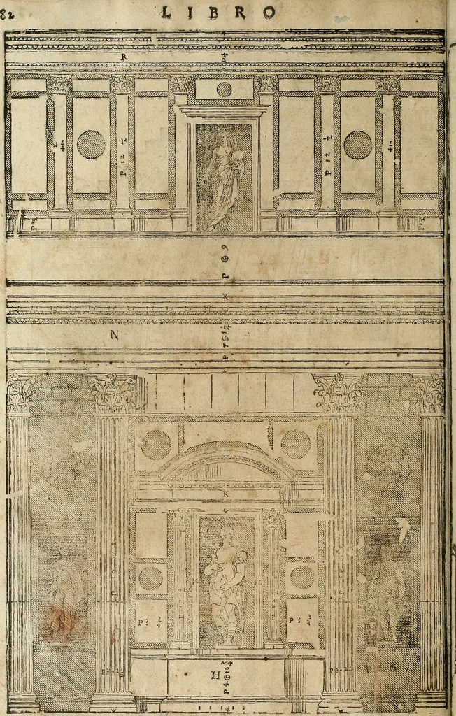 An illustration from I quattro libri dell'architettura di Andrea Palladio., 1581, leaf 273