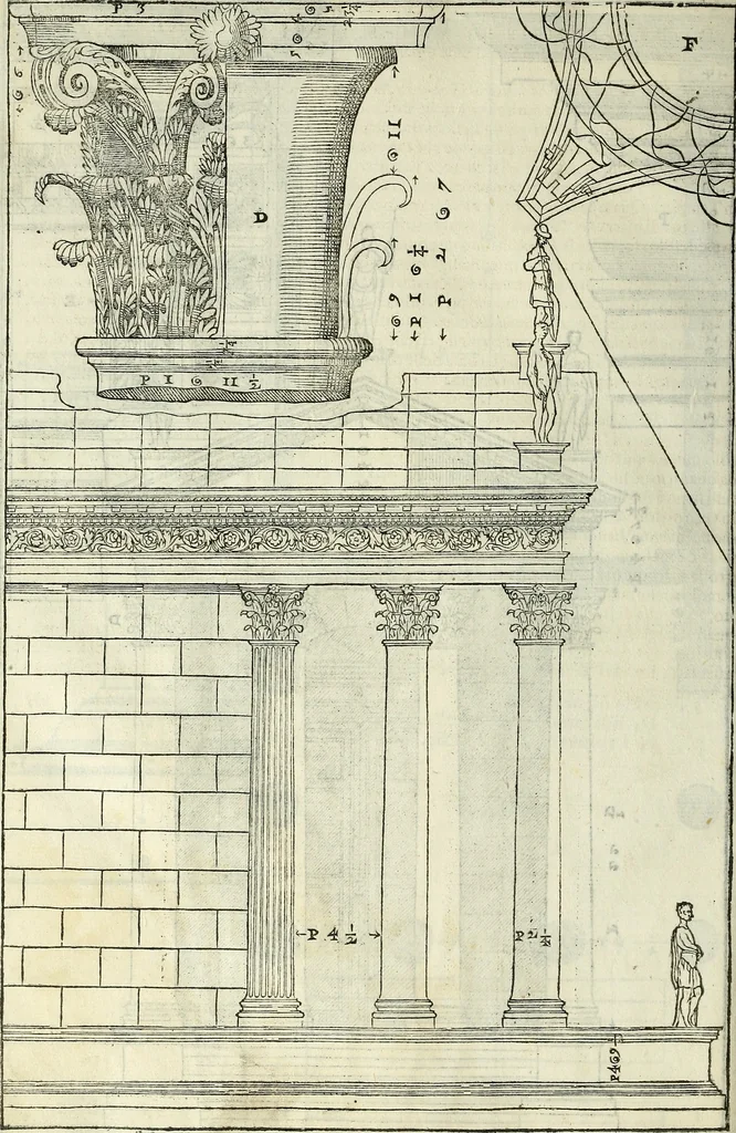 An illustration from I quattro libri dell'architettura di Andrea Palladio., 1581, leaf 301