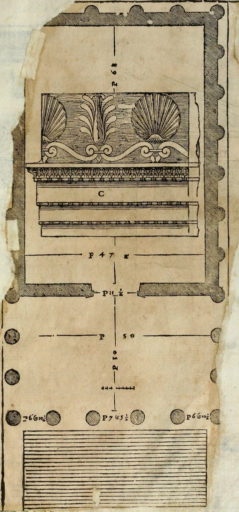 An illustration from I quattro libri dell'architettura di Andrea Palladio., 1581, leaf 316