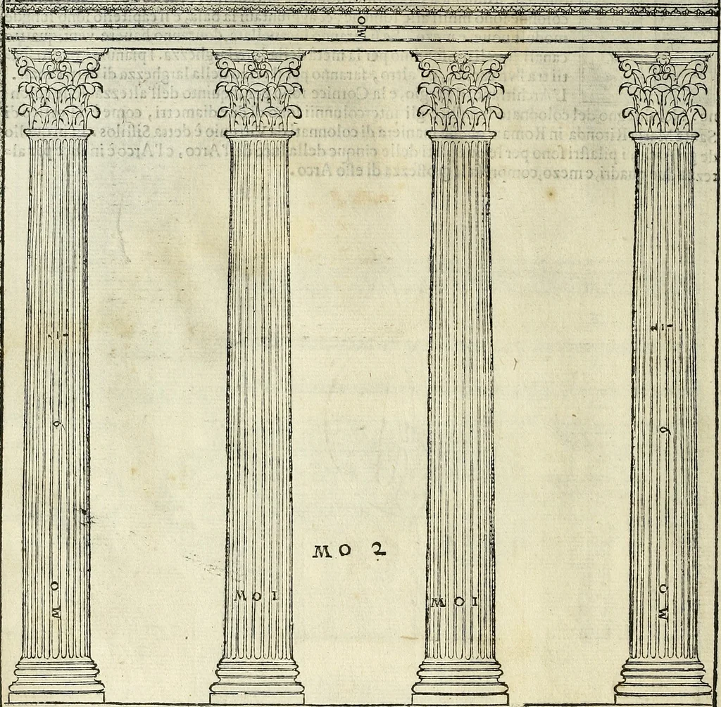 An illustration from I quattro libri dell'architettura di Andrea Palladio., 1581, leaf 37