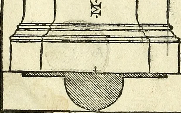 An illustration from I quattro libri dell'architettura di Andrea Palladio., 1581, leaf 45