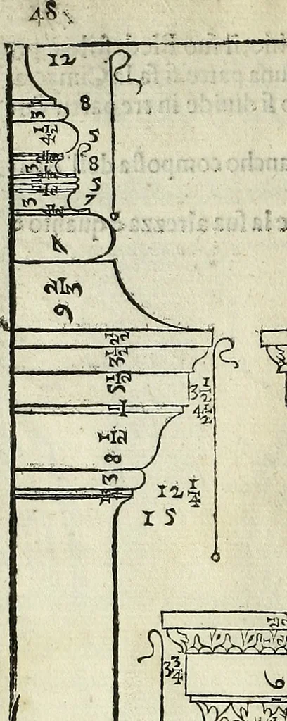 An illustration from I quattro libri dell'architettura di Andrea Palladio., 1581, leaf 47