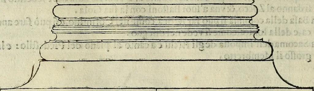 An illustration from I quattro libri dell'architettura di Andrea Palladio., 1581, leaf 47